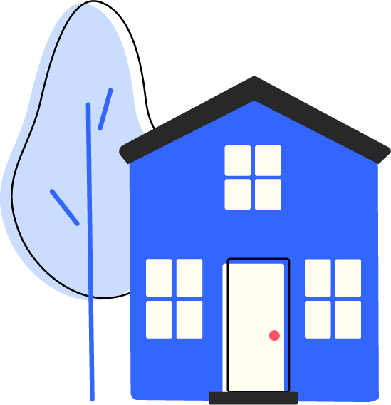 modern home illustration