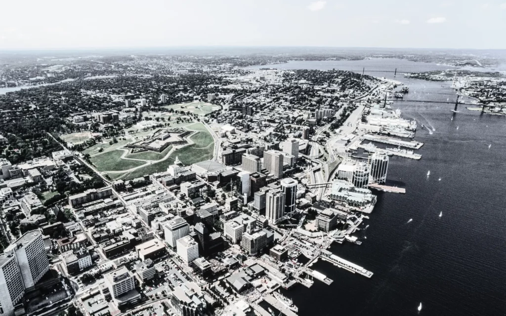 Halifax, NS and its harbour