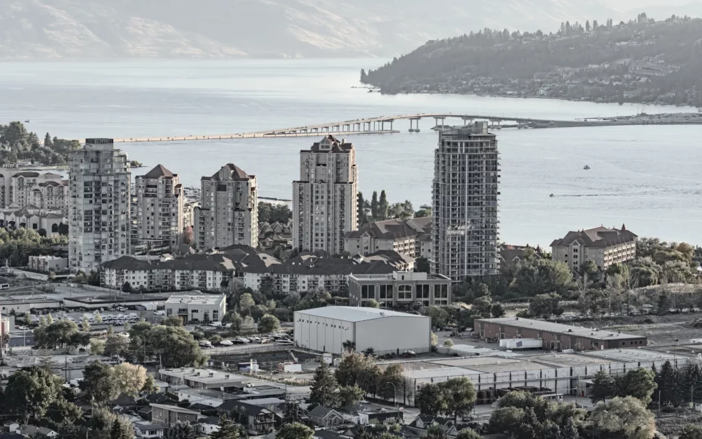 Kelowna, B.C. and the Okanagan Lake