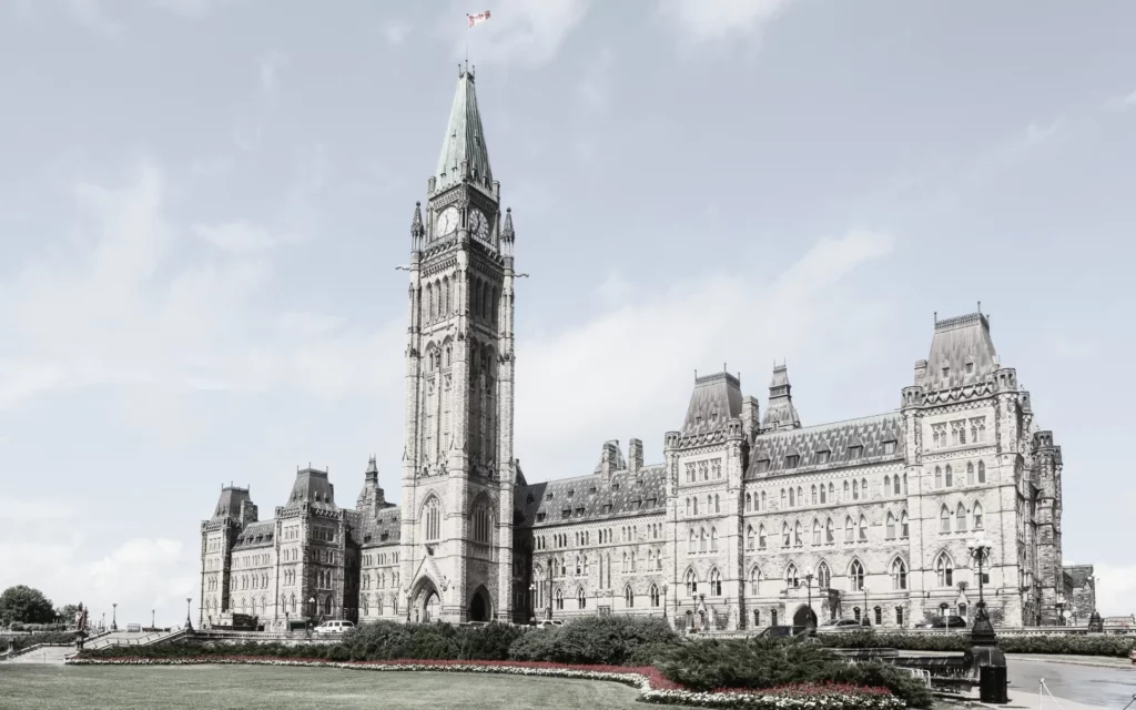 The Parliament in Ottawa, ON