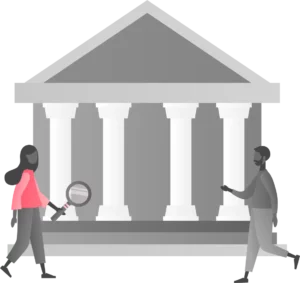 An illustration of a central bank