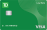 TD low rate student Visa card